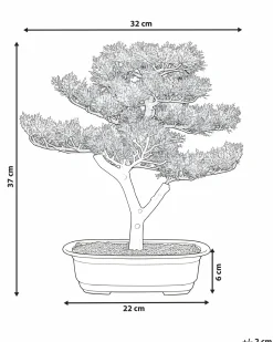 Pianta artificiale PINE 37 cm Verde