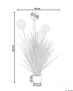 Pianta artificiale SNOWBALL BUSH 120 cm Rosa