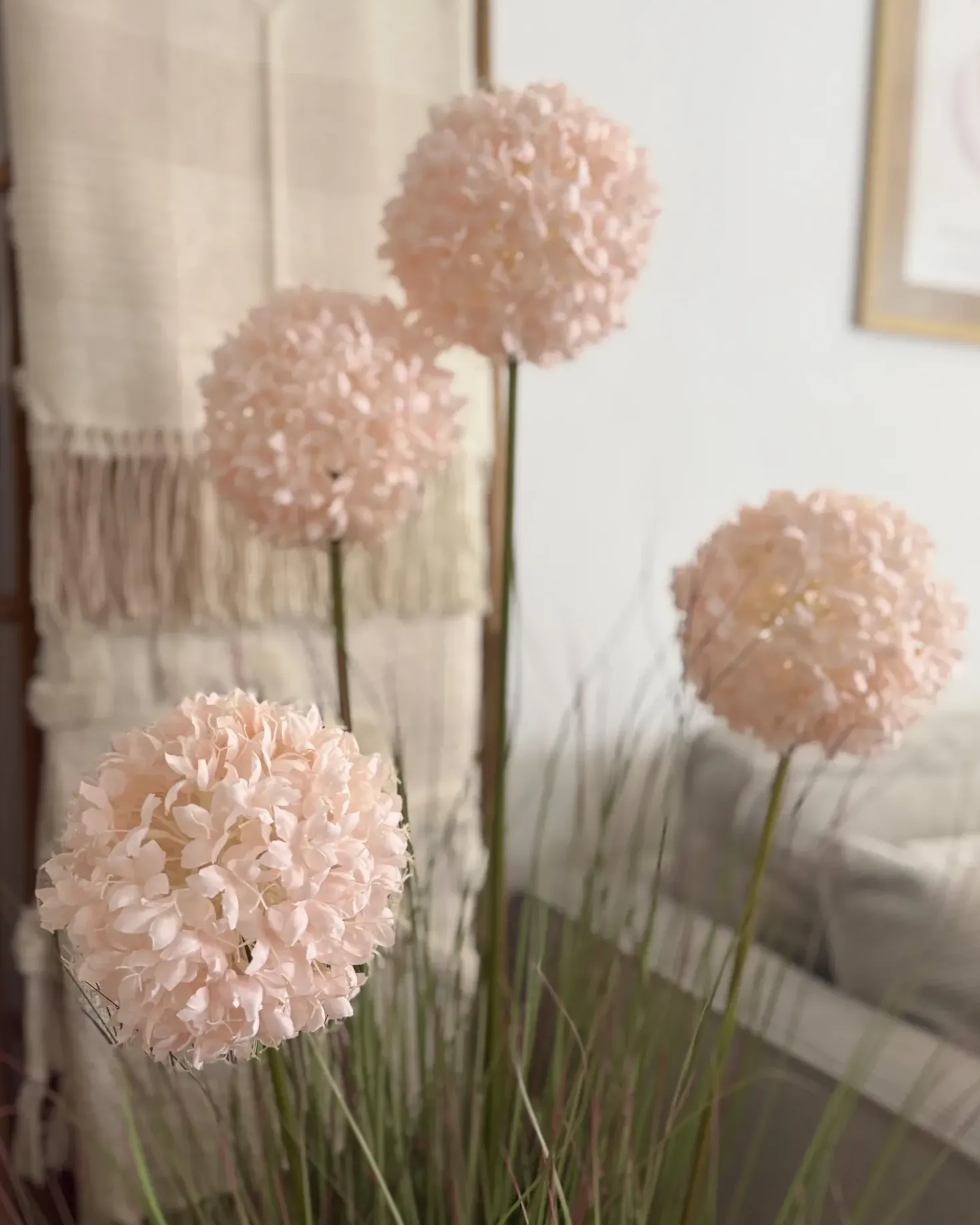 Pianta artificiale SNOWBALL BUSH 120 cm Rosa