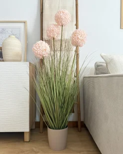 Pianta artificiale SNOWBALL BUSH 120 cm Rosa