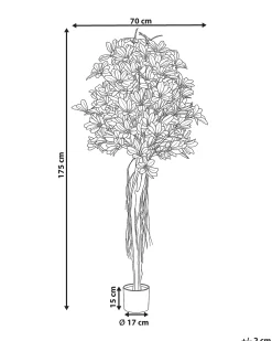 Pianta artificiale UMBRELLA TREE 175 cm Verde
