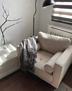 Piumone BERE Cotone 200 x 220 cm Grigio scuro