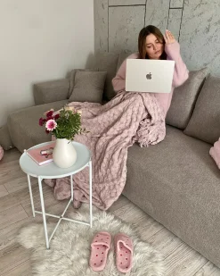 Piumone BERE Cotone 220 x 240 cm Rosa pastello