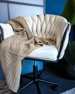 Piumone ILEN Cotone 150 x 200 cm Marrone chiaro