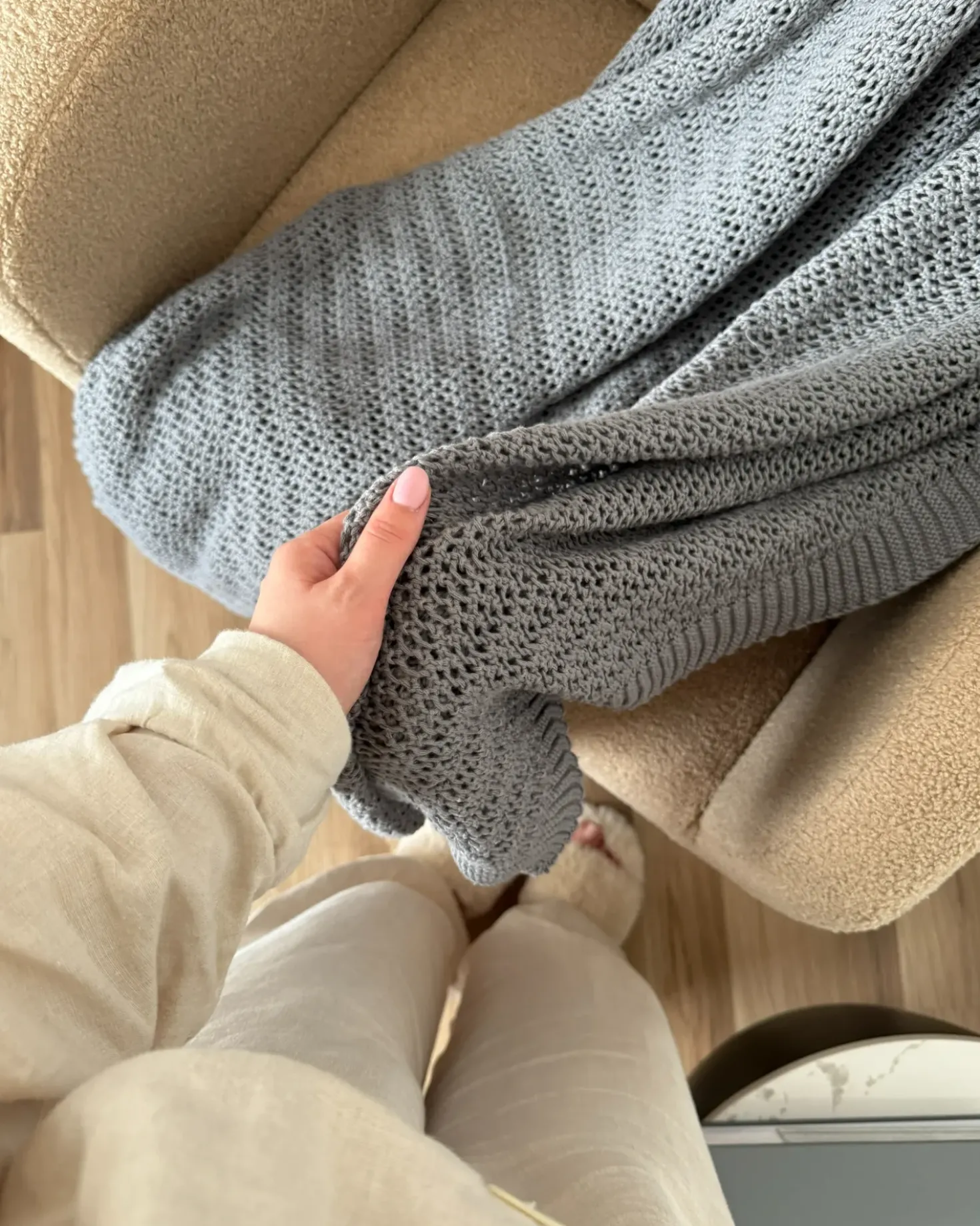 Piumone ILEN Cotone 150 x 200 cm Grigio