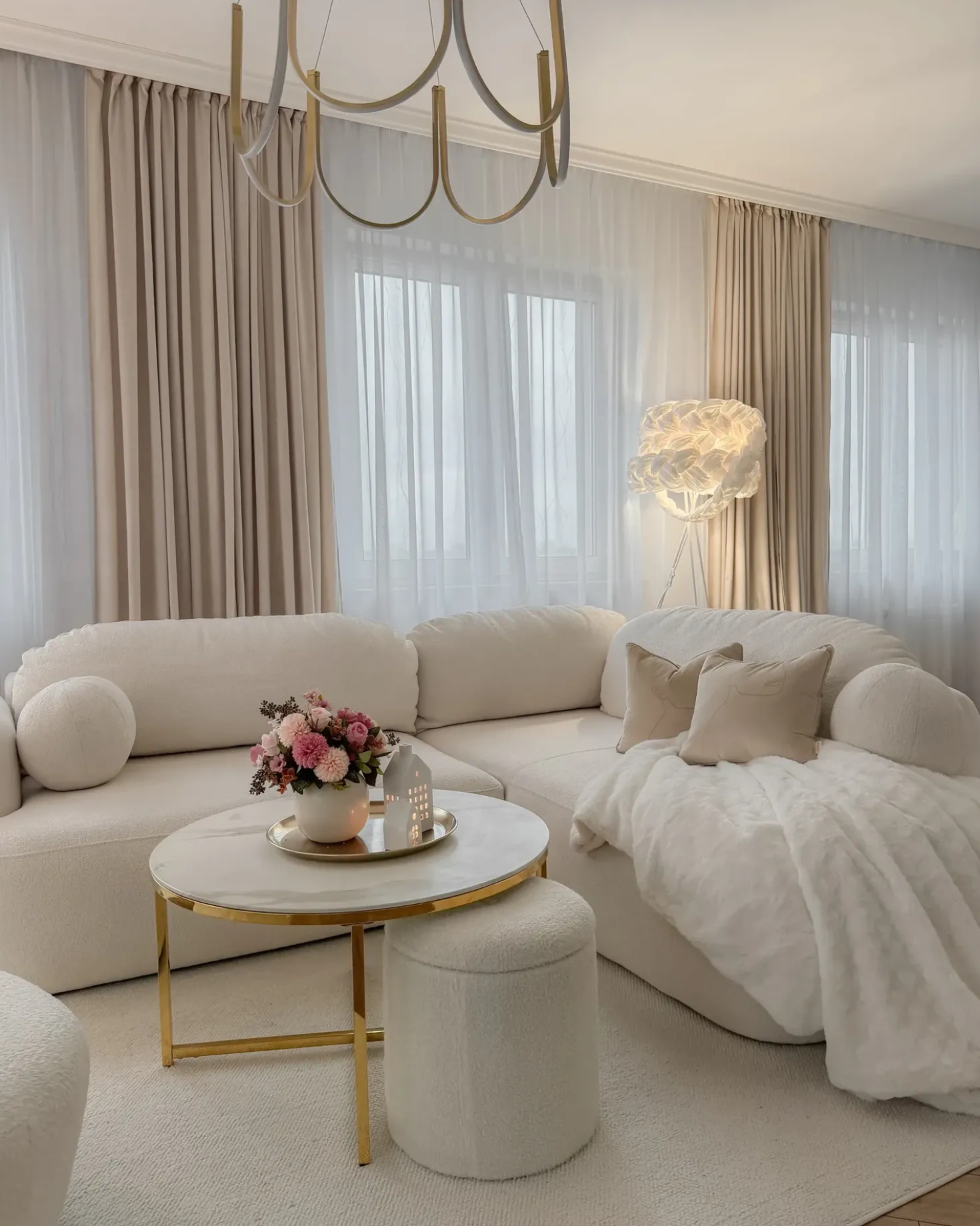 Piumone KANDILLI 200 x 220 cm Bianco sporco