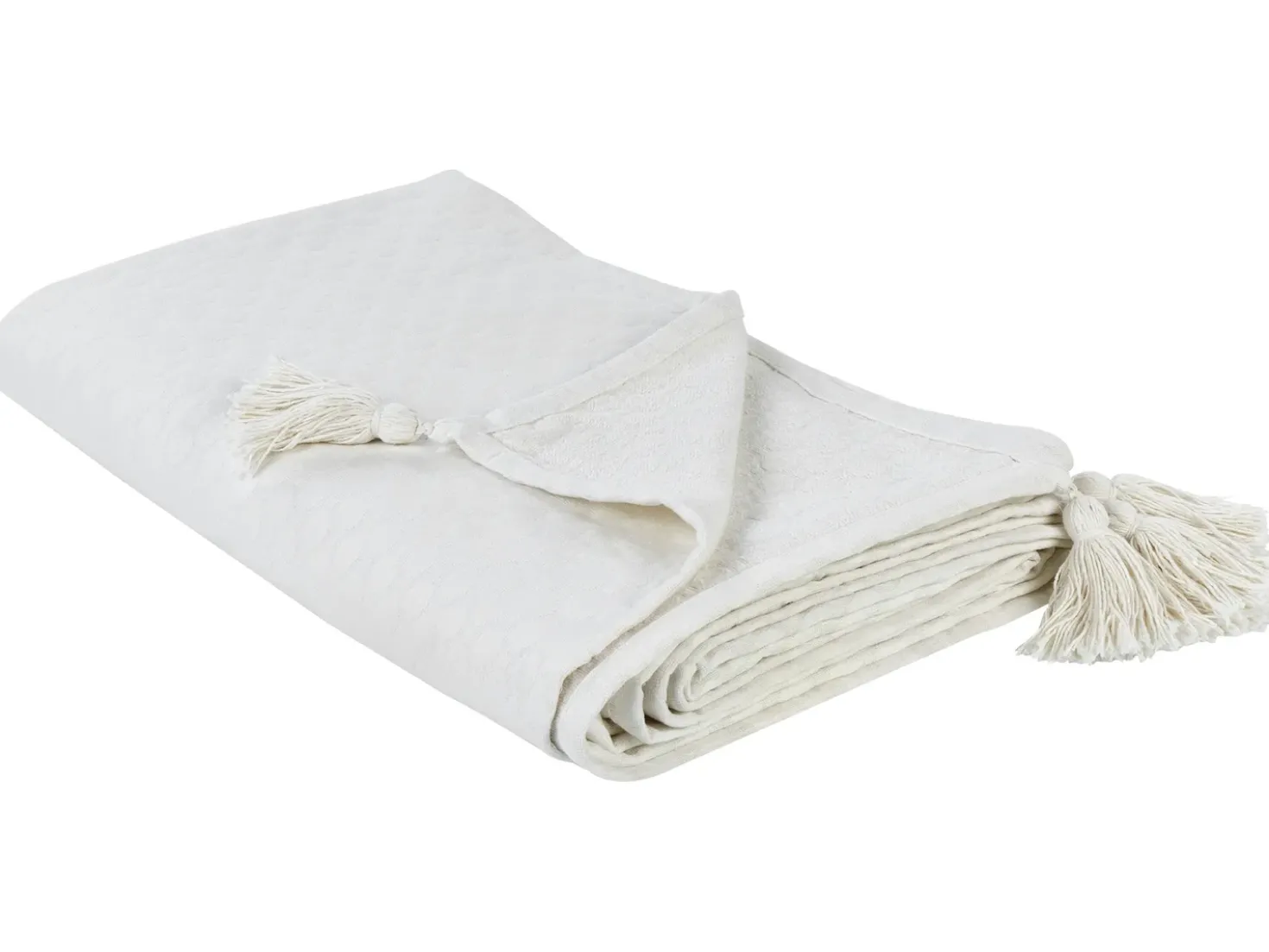 Piumone LINDULA Cotone 200 x 220 cm Bianco sporco