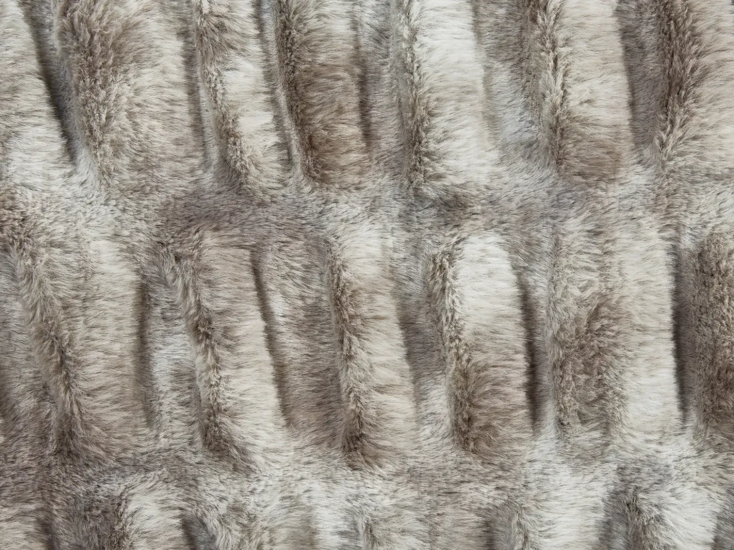 Piumone MACODES Finta pelliccia 150 x 200 cm Grigio