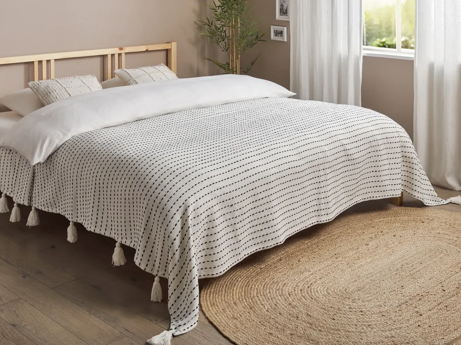 Piumone MODAR Cotone 220 x 240 cm Bianco sporco