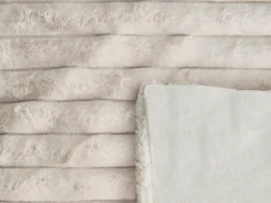 Piumone RAKYA Finta pelliccia 150 x 200 cm Beige chiaro