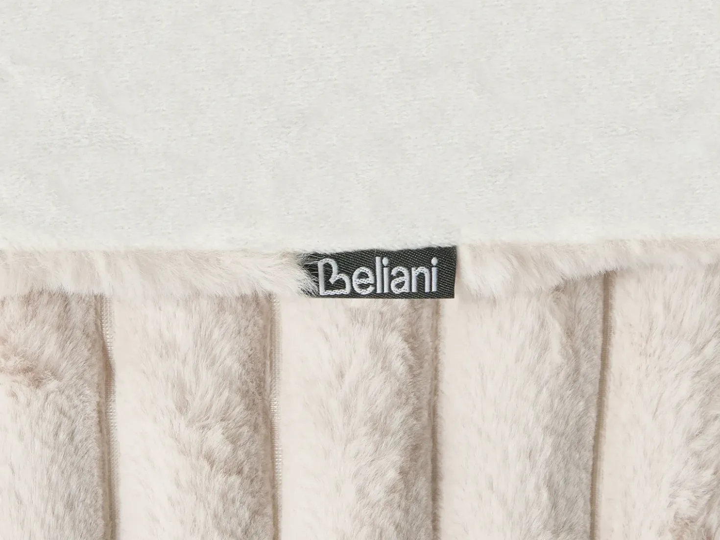 Piumone RAKYA Finta pelliccia 150 x 200 cm Beige chiaro
