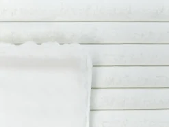 Piumone RAKYA Finta pelliccia 150 x 200 cm Bianco
