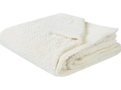 Piumone SURMI Finta pelliccia 150 x 200 cm Bianco sporco