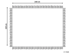 Piumone YERBENT Cotone 220 x 240 cm Bianco sporco
