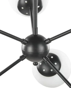 Plafoniera ADAWRO Metallo Nero/Bianco
