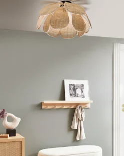 Plafoniera CHIREDZI Rattan Naturale