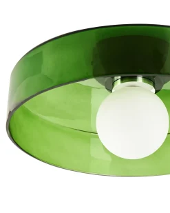 Plafoniera LUGUSE Vetro Verde