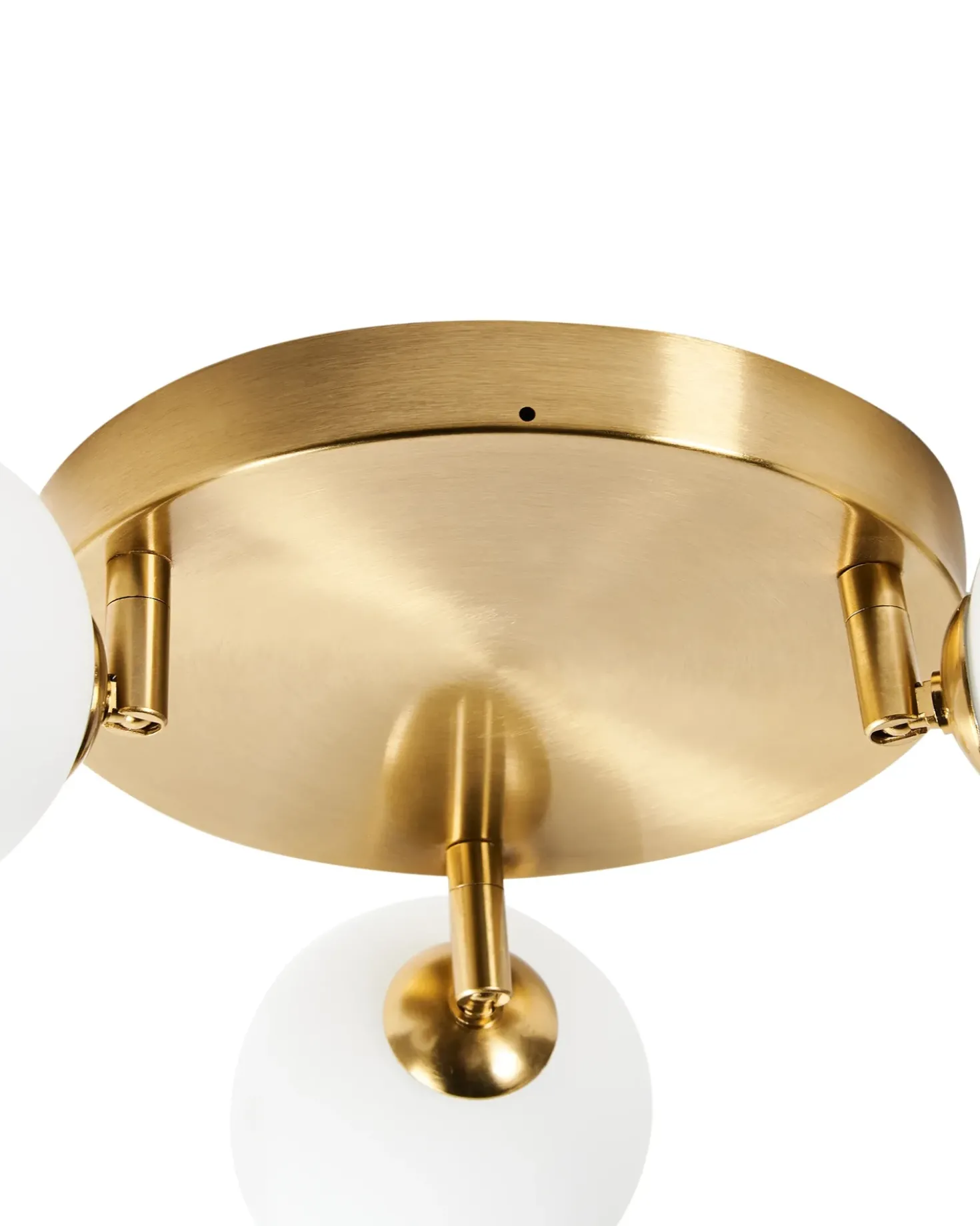 Plafoniera MAVILLA Vetro Ottone