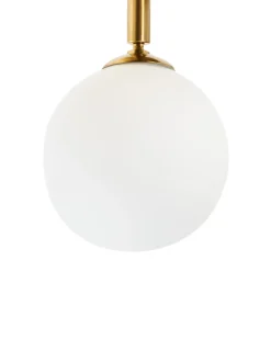 Plafoniera MAVILLA Vetro Ottone