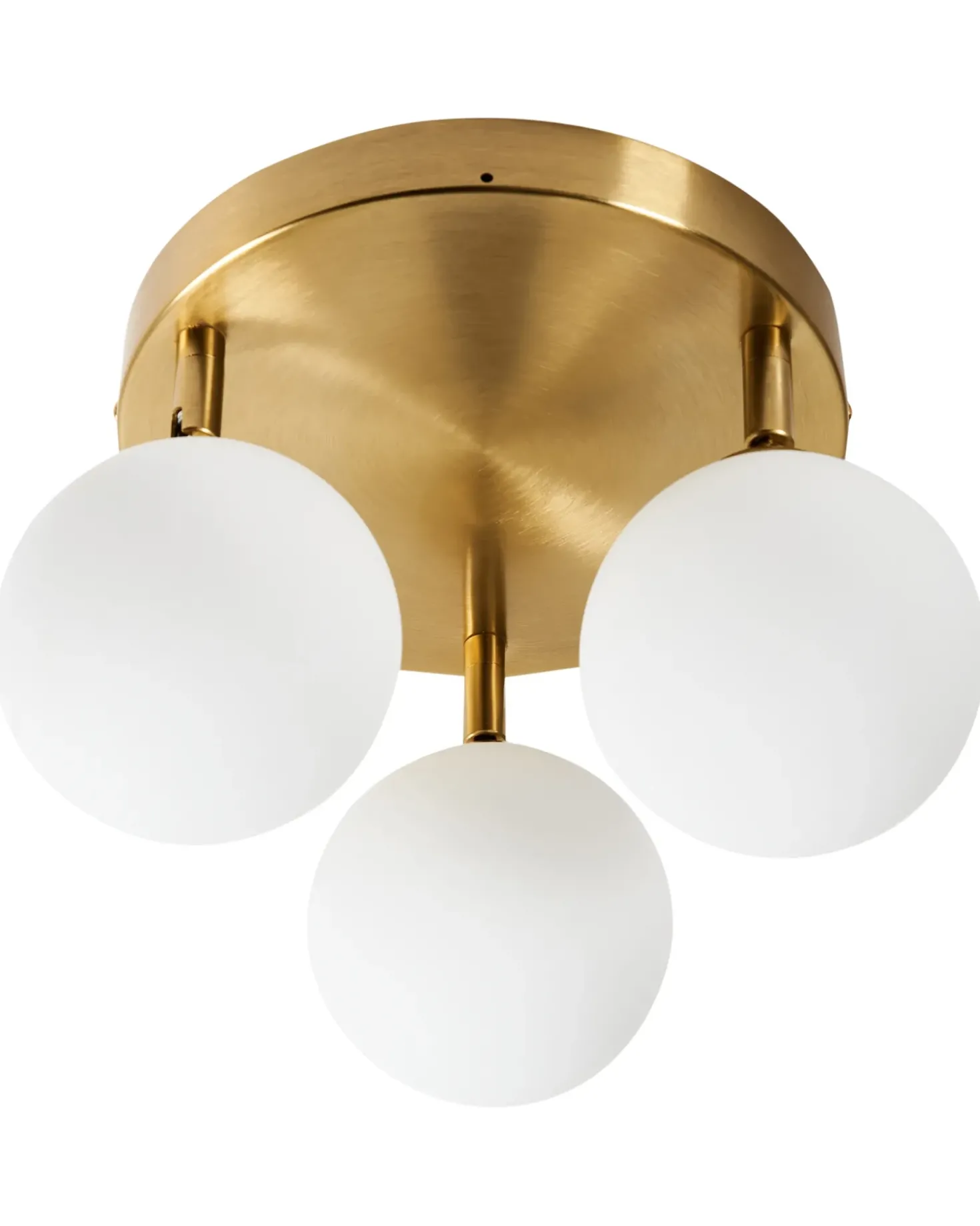 Plafoniera MAVILLA Vetro Ottone