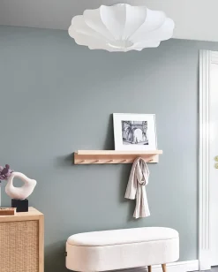 Plafoniera UMCHABEZI Tessuto Bianco