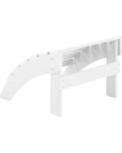Poggiapiedi da giardino ADIRONDACK Bianco