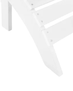 Poggiapiedi da giardino ADIRONDACK Bianco