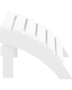 Poggiapiedi da giardino ADIRONDACK Bianco