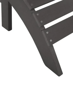 Poggiapiedi da giardino ADIRONDACK Grigio scuro