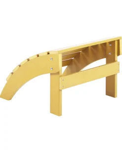 Poggiapiedi da giardino ADIRONDACK Giallo
