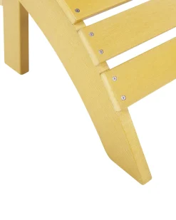 Poggiapiedi da giardino ADIRONDACK Giallo