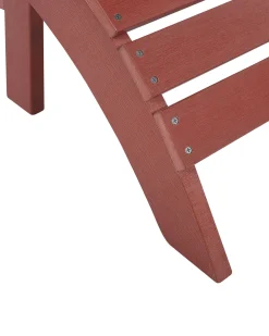 Poggiapiedi da giardino ADIRONDACK Rosso
