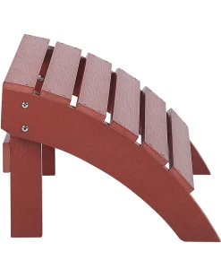 Poggiapiedi da giardino ADIRONDACK Rosso