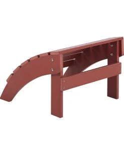 Poggiapiedi da giardino ADIRONDACK Rosso