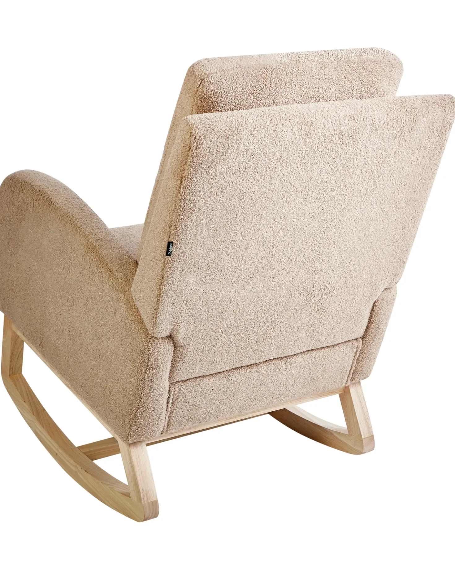Poltrona a dondolo ALSTA Bouclé Beige