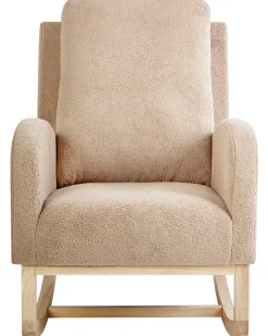 Poltrona a dondolo ALSTA Bouclé Beige