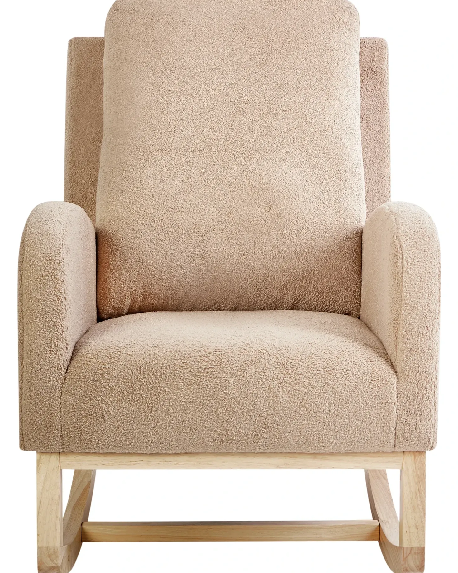 Poltrona a dondolo ALSTA Bouclé Beige