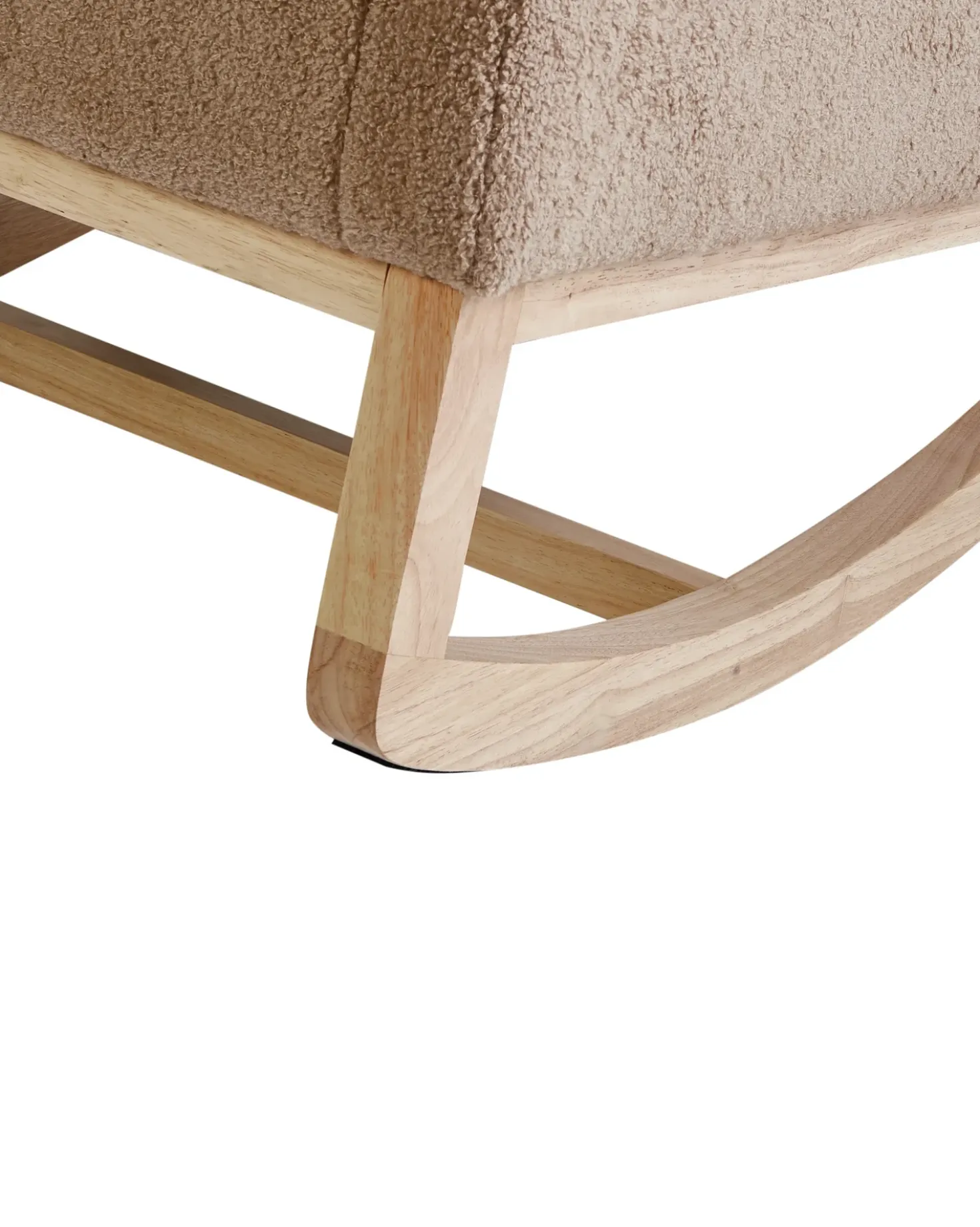 Poltrona a dondolo ALSTA Bouclé Beige
