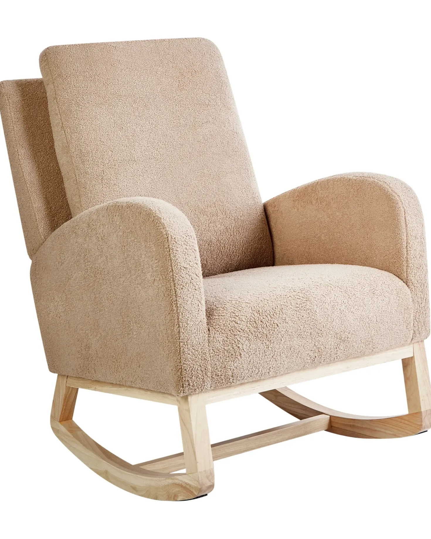 Poltrona a dondolo ALSTA Bouclé Beige