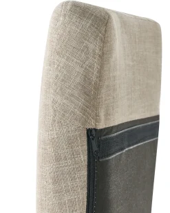 Poltrona a dondolo ARRIE Tessuto Beige chiaro