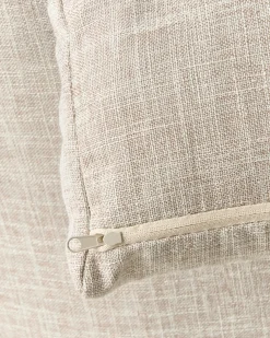 Poltrona a dondolo ARRIE Tessuto Beige chiaro