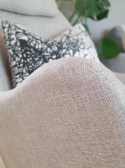 Poltrona a dondolo ARRIE Tessuto Beige chiaro