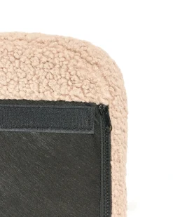 Poltrona a dondolo GULSELE Bouclé Beige