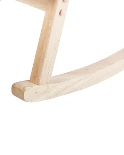 Poltrona a dondolo LEKNES Bouclé Beige