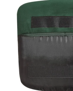 Poltrona a dondolo LIARUM Velluto Verde smeraldo