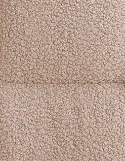 Poltrona a dondolo LUOMA Bouclé Beige
