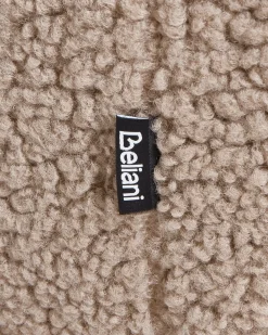 Poltrona a dondolo LUOMA Bouclé Beige