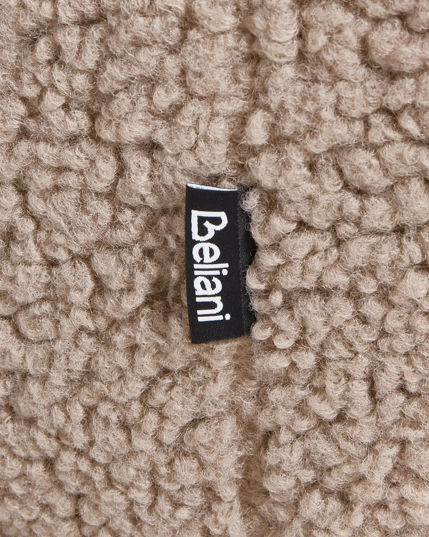 Poltrona a dondolo LUOMA Bouclé Beige