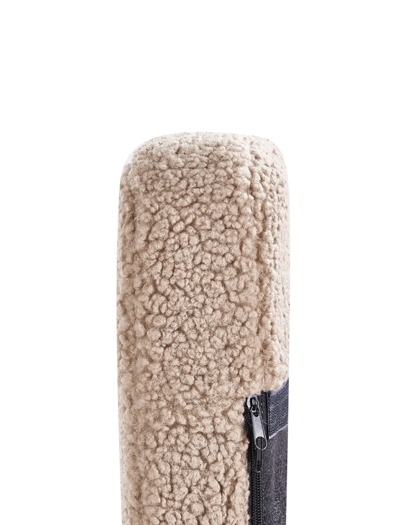 Poltrona a dondolo LUOMA Bouclé Beige