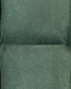 Poltrona a dondolo OULU Tessuto Verde smeraldo